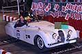 Jaguar XK 120 OTS duo italiano Becchetti a Rome alle Mille Miglia 2014